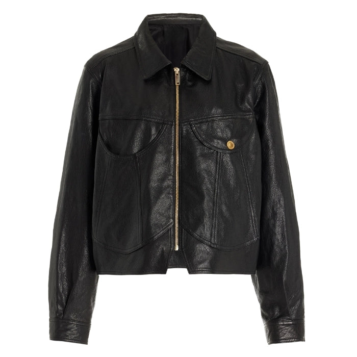 Aura Leather Heart Jacket