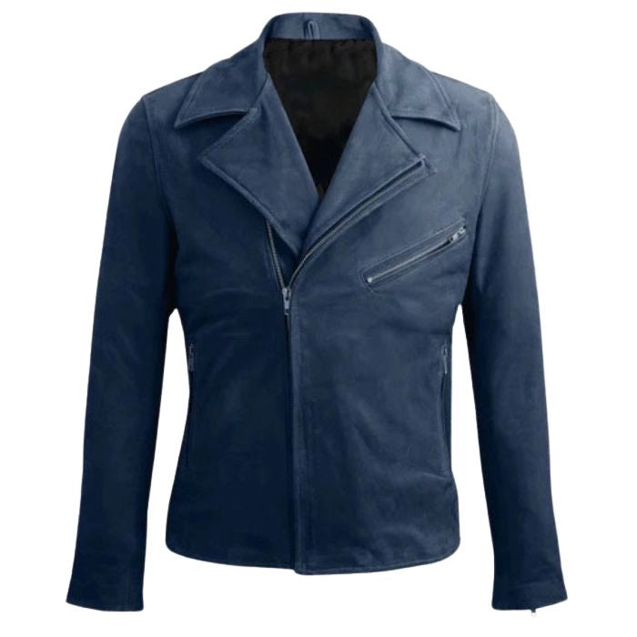 The Maverick Suede Moto Jacket