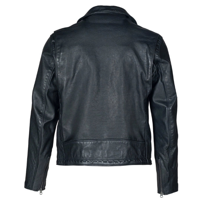 Rustic Handmade Leather Moto Jacket