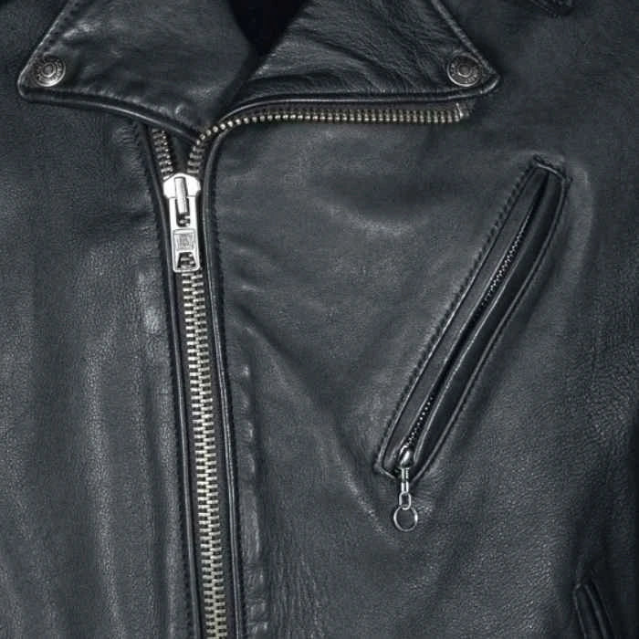 Rustic Handmade Leather Moto Jacket