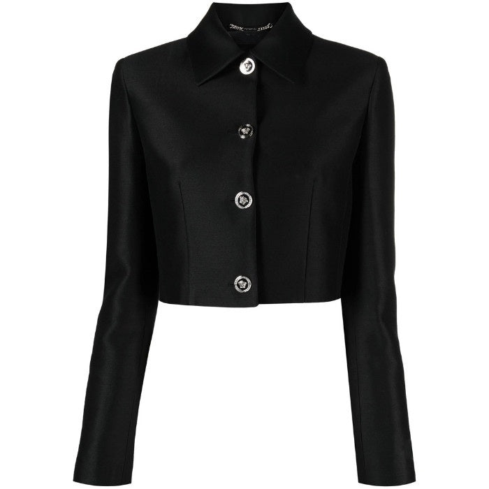 Modé Luxe Sleek Tailored Cropped Jacket