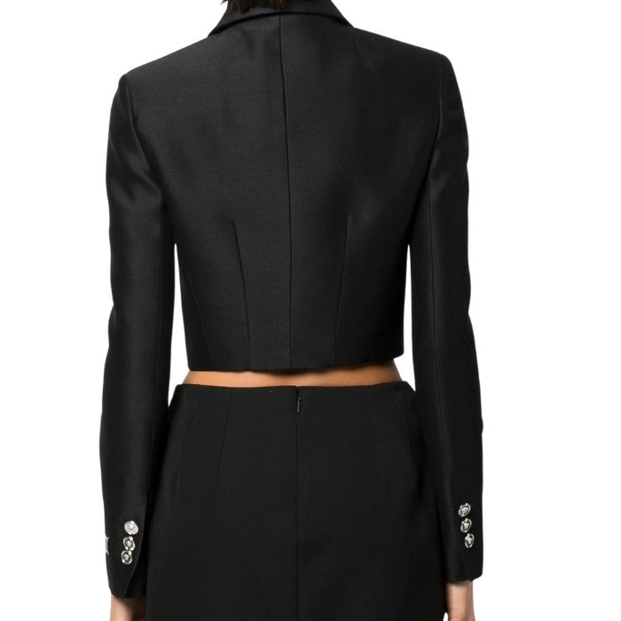 Modé Luxe Sleek Tailored Cropped Jacket