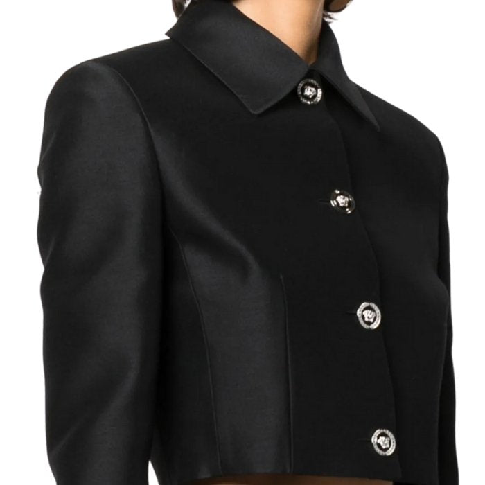 Modé Luxe Sleek Tailored Cropped Jacket