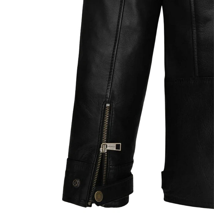 Ravenlock Buckle Moto Leather Jacket