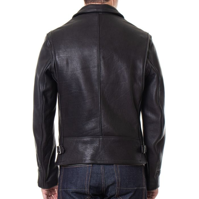 Retro Café Racer Leather Biker Jacket for Men