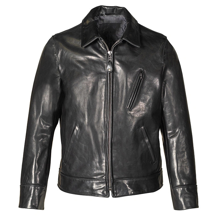 Urban Waxed Leather Biker Jacket