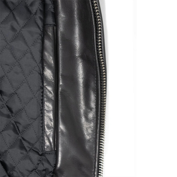 Urban Waxed Leather Biker Jacket