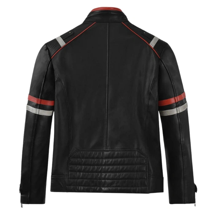 Asphalt Burning Anders Baasmo Black Leather Jacket