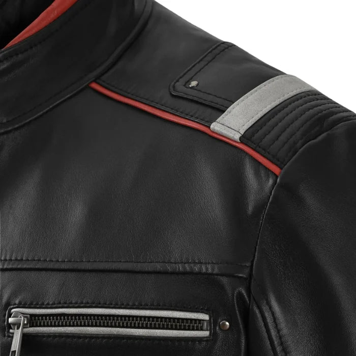 Asphalt Burning Anders Baasmo Black Leather Jacket