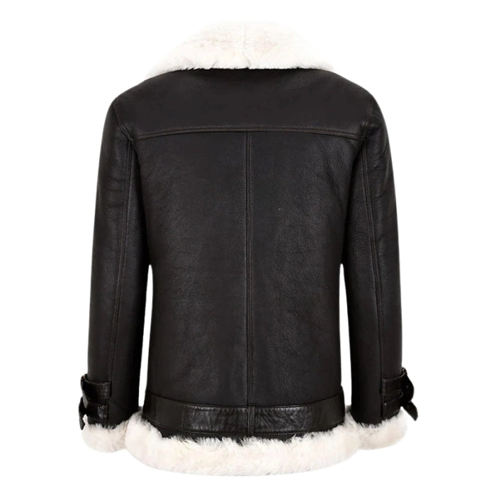 Belvoire Sheepskin B3 Aviator Shearling Bomber Jacket