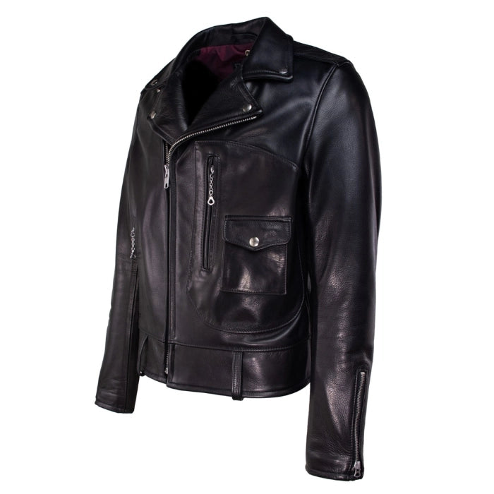 Black Vandal Moto Leather Jacket