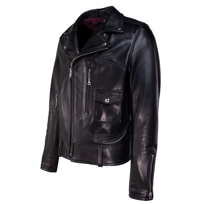 Black Vandal Moto Leather Jacket