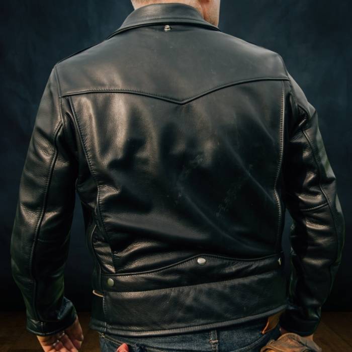 Black Vandal Moto Leather Jacket