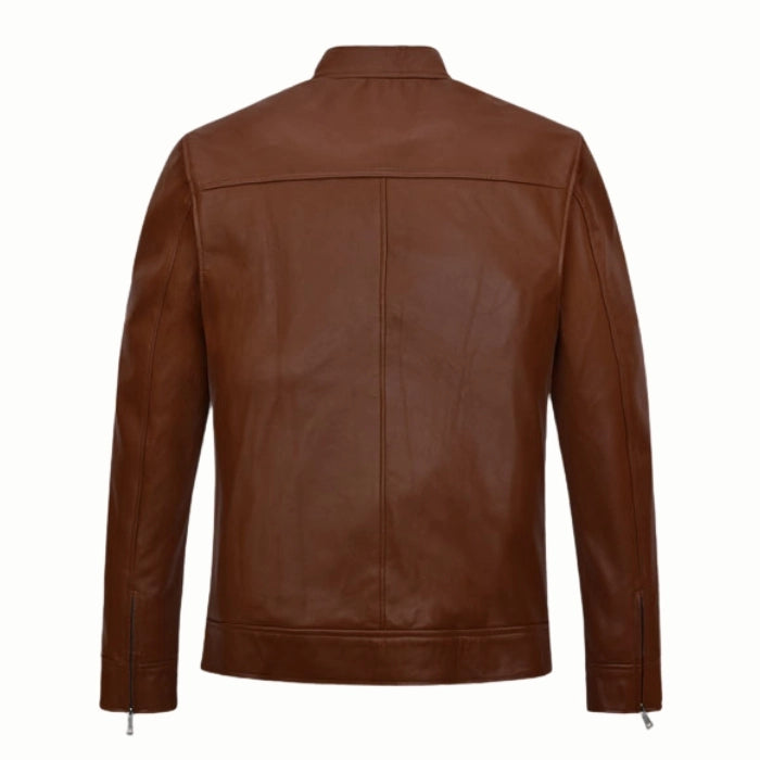 Men's Brown Oblivion Leather Jacket