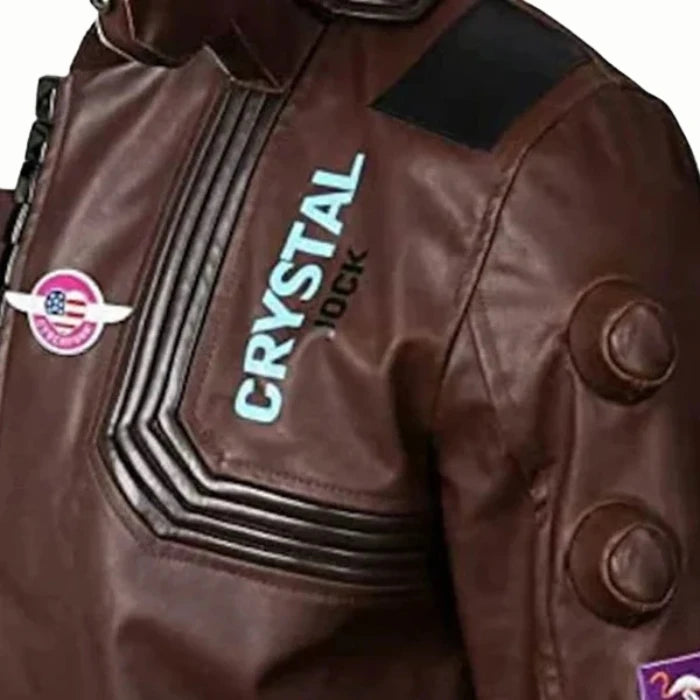 Cyberpunk-2077 Brown Bomber Samurai Jacket