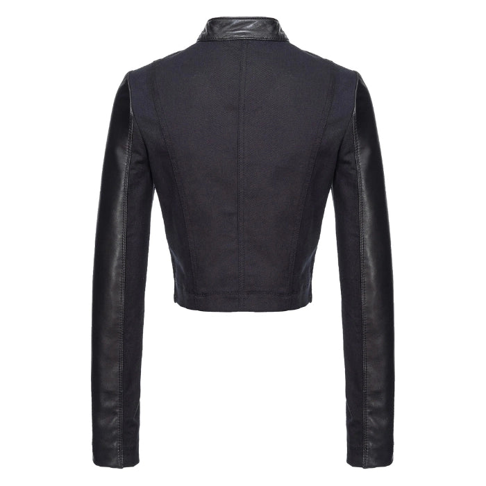 Cynix Panelled Cropped Jacket