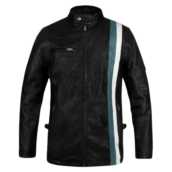 Ironstripe Moto Leather Jacket