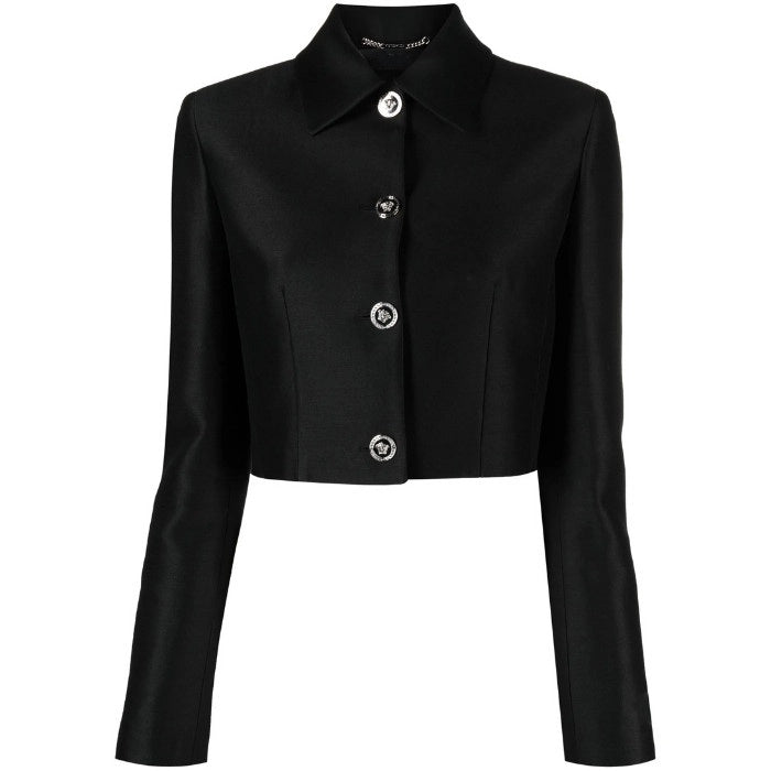 Modé Luxe Sleek Tailored Cropped Jacket