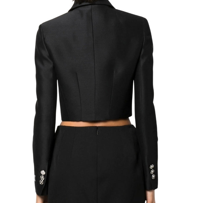 Modé Luxe Sleek Tailored Cropped Jacket
