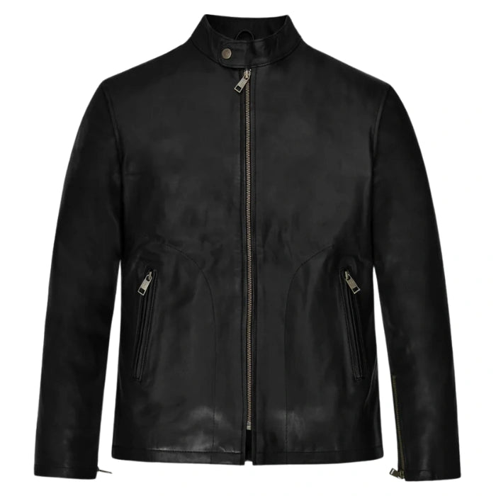 Mark Wahlberg Uncharted Black Moto Jacket