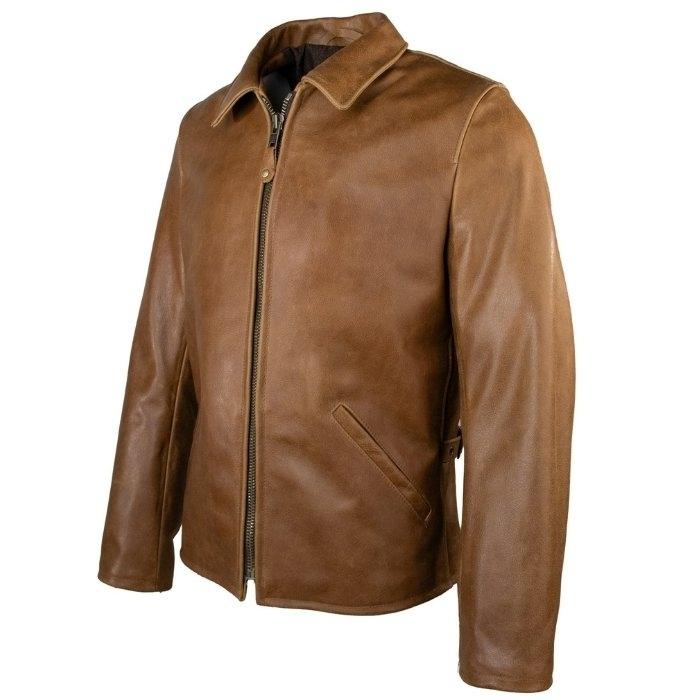 Men's Premium Waxy Cowhide Leather Jacket