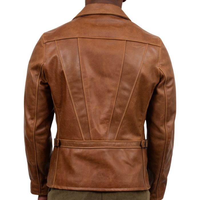 Men's Premium Waxy Cowhide Leather Jacket