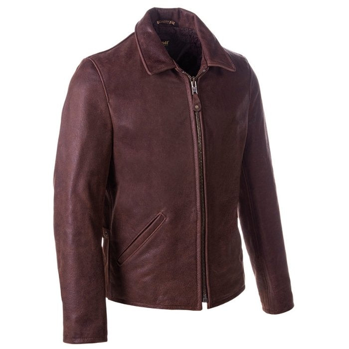 Men's Premium Waxy Cowhide Leather Jacket