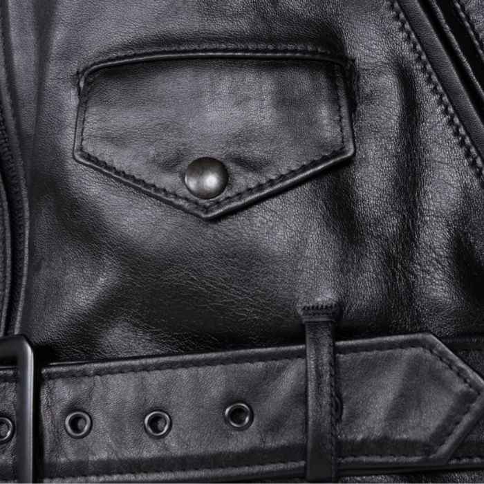 Phantom Rebel Belted Moto Jacket