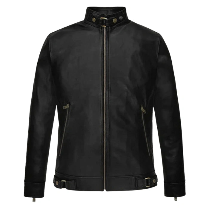 Ravenlock Buckle Moto Leather Jacket
