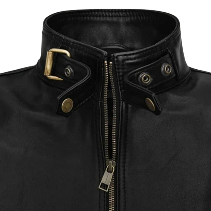 Ravenlock Buckle Moto Leather Jacket