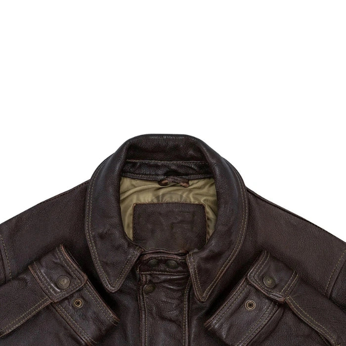 Rugged Stonewashed Dispatch Motorcycle Jacket
