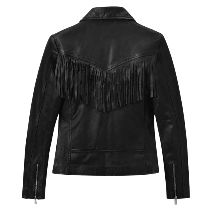 Shadow Trail Fringe Biker Jacket
