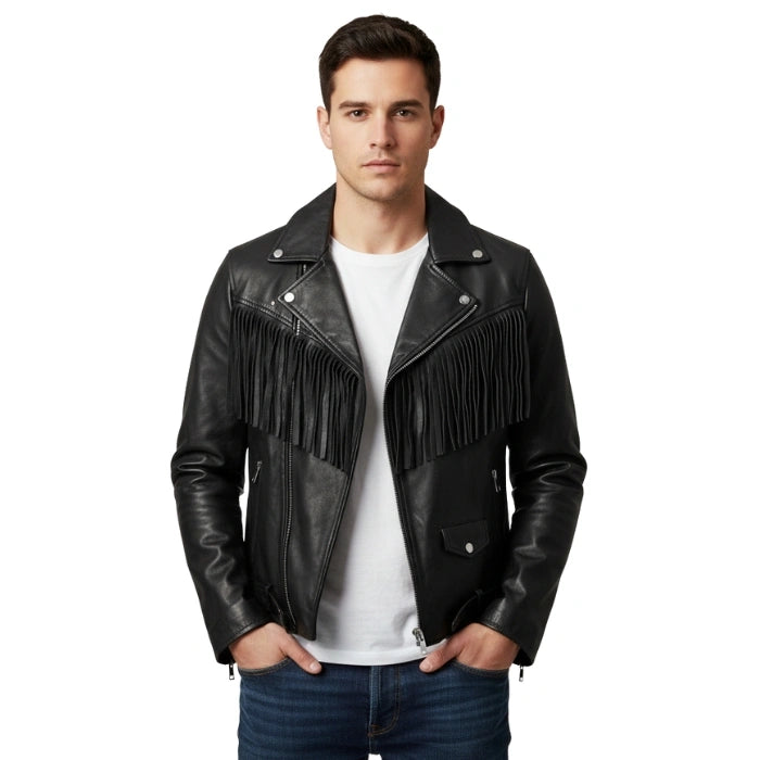 Shadow Trail Fringe Biker Jacket