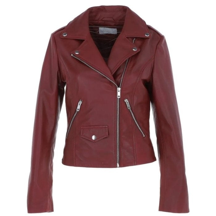 Women's Slim Fit Biker Jacket