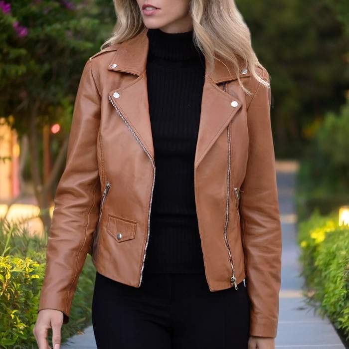 Women's Slim Fit Biker Jacket