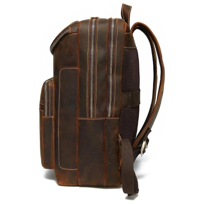 Vintage Genuine Leather Laptop Backpack