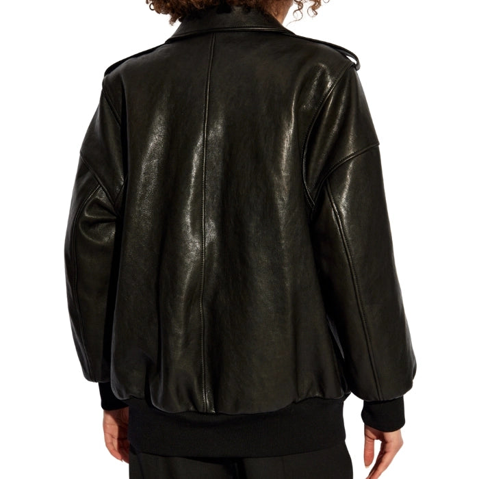 Valera Oversized Sheepskin Bomber Jacket