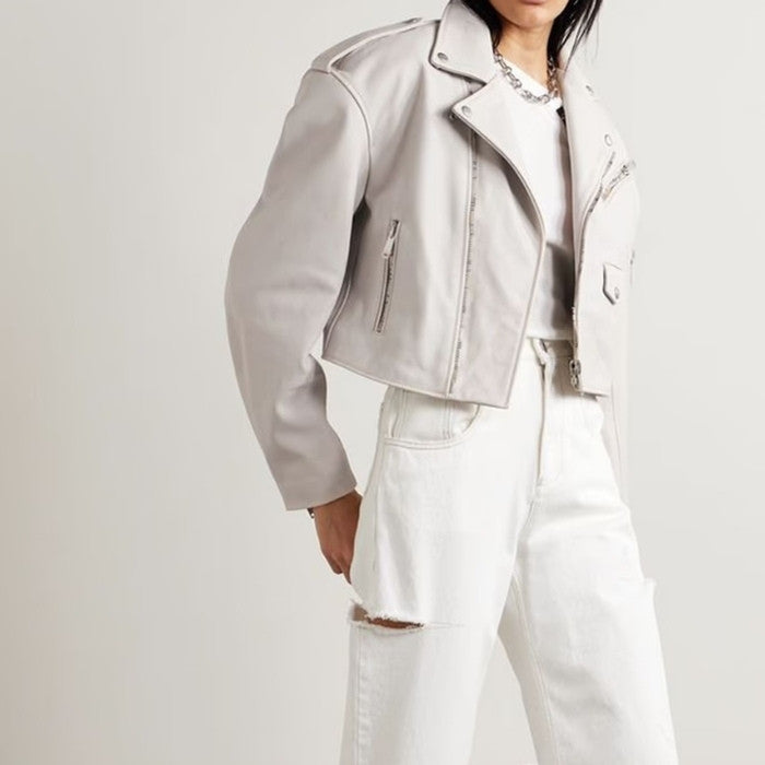 Zip Up Cropped Jacket 3
