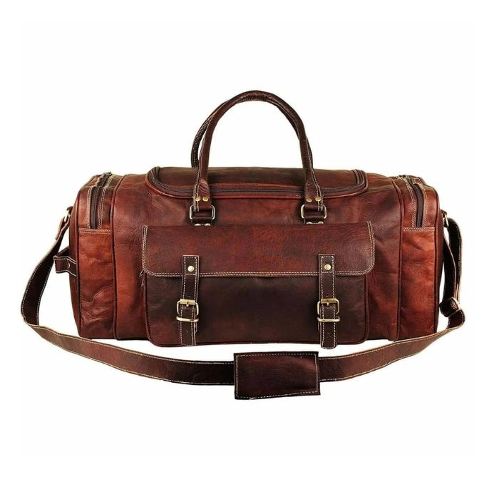 Vintage Traveler Weekender Duffle Bag
