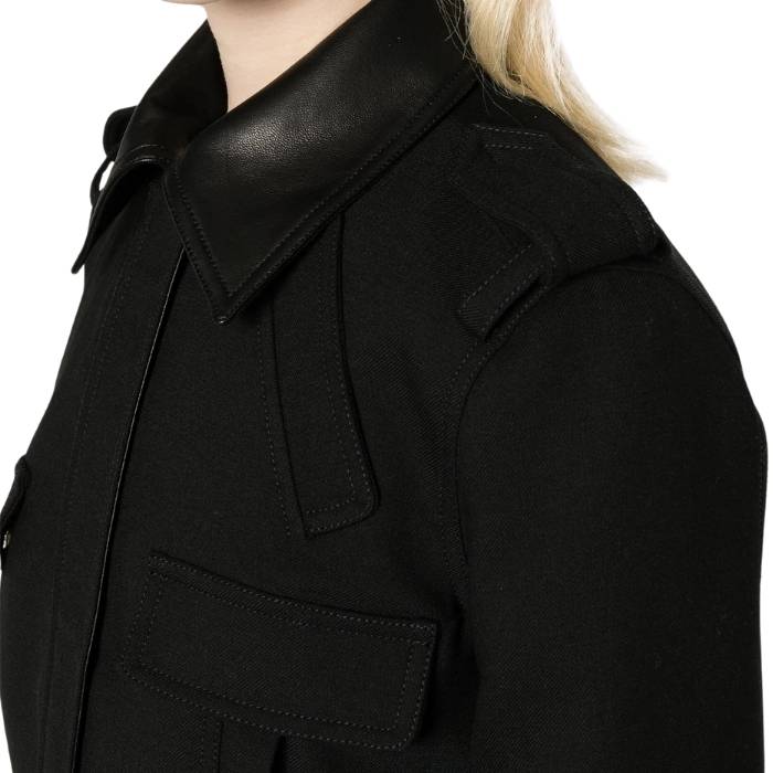 Wool Blend Cropped Jacket 2