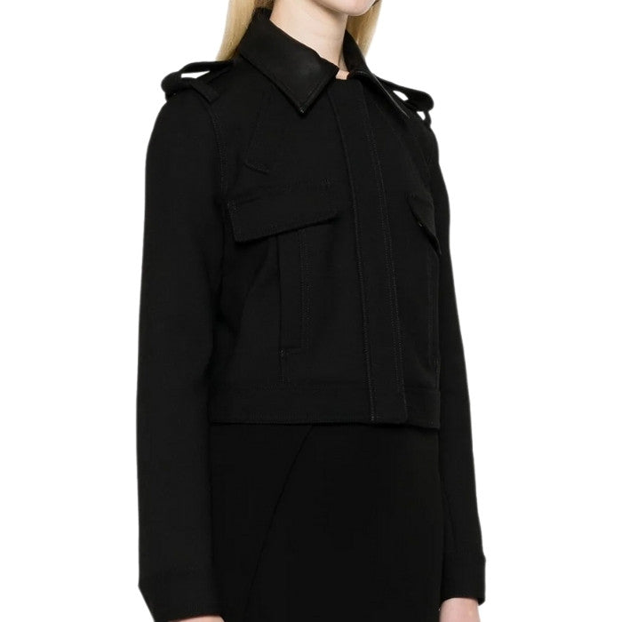 Wool Blend Cropped Jacket 4